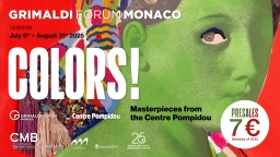 ‘Colours!’ exhibition at the Grimaldi Forum opens on July 8th!