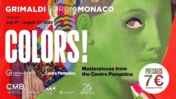 ‘Colours!’ exhibition at the Grimaldi Forum: last days for pre-sales!